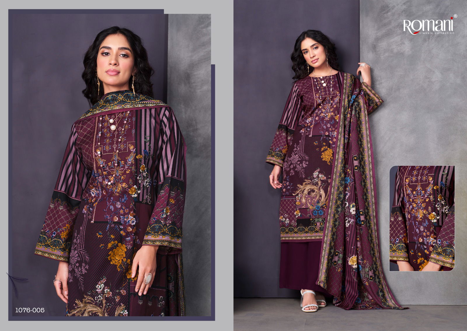 Mareena Vol 12 By Romani Cotton Dress Material Catalog